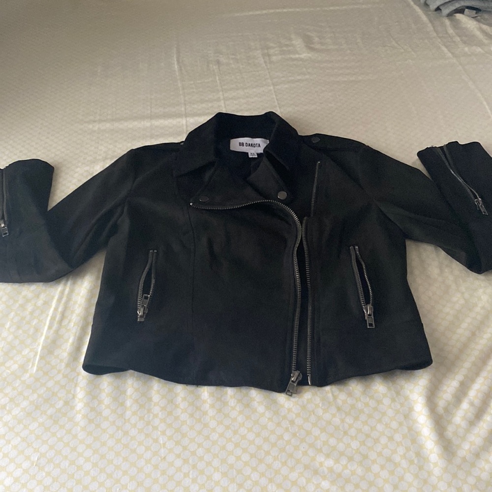 BB Dakota suede moto jacket in excellent condition